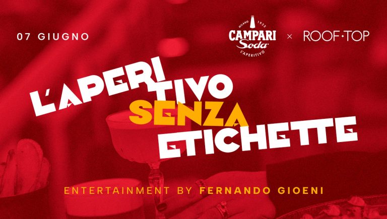 RoofTop Catania Eventi Aperitivo Senza Etichette Campari Soda